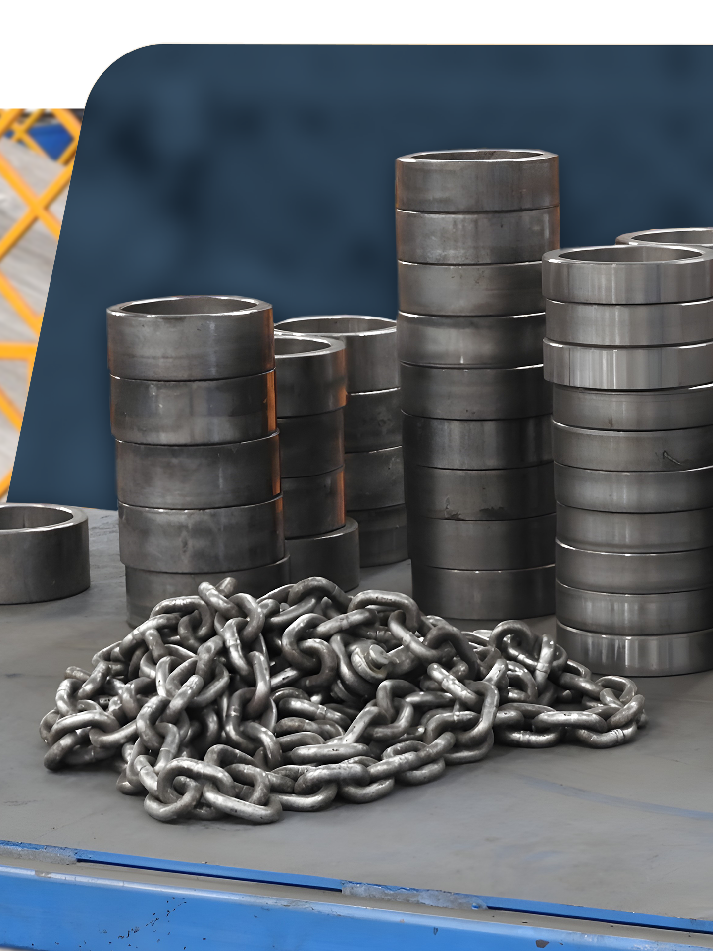 Material de acero preparado para el proceso de fabricación