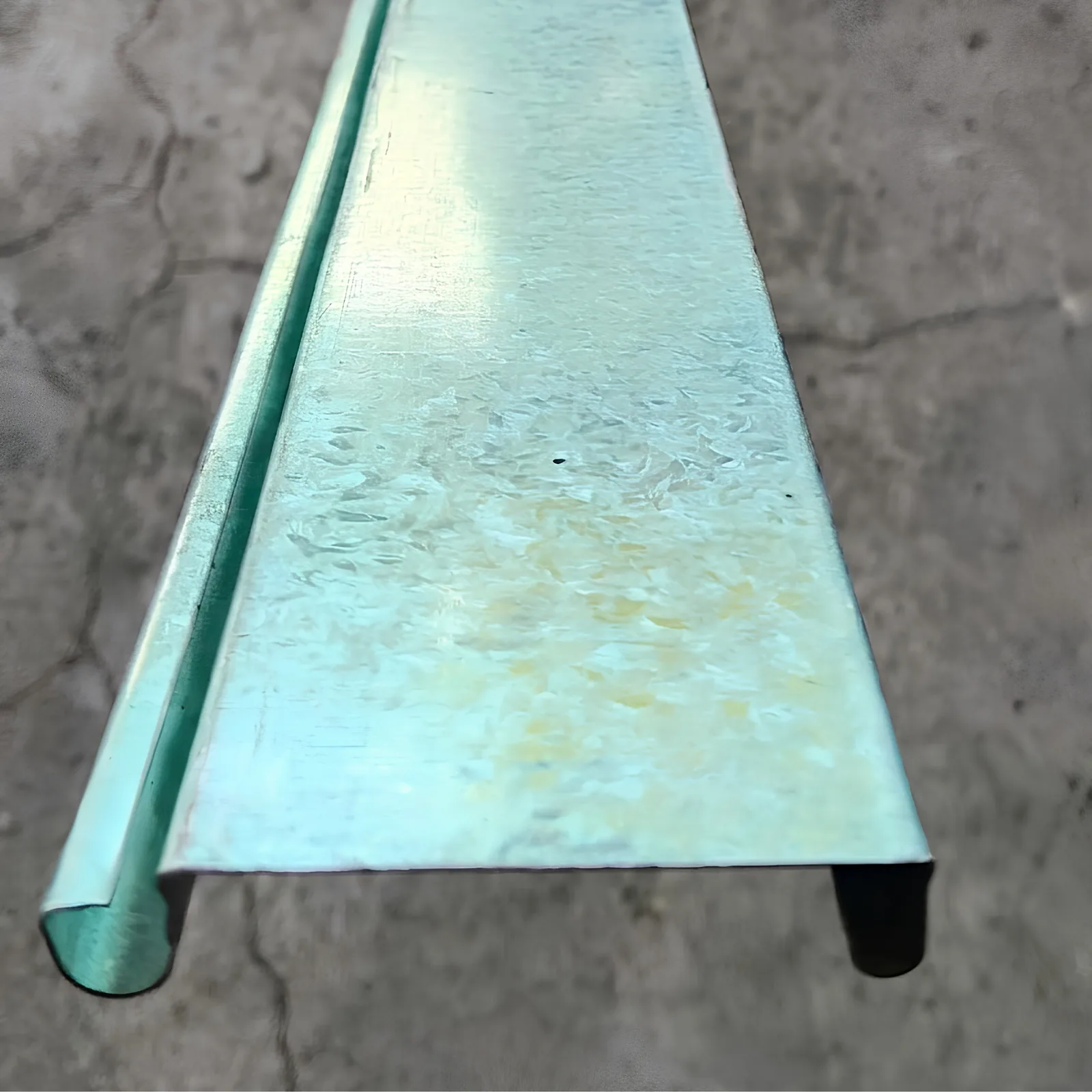 Tira de acero galvanizado para cortina metálica plana